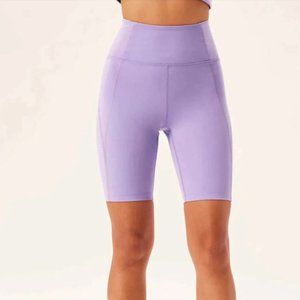 Girlfriend Collective High-Rise Bike Short - Lilac